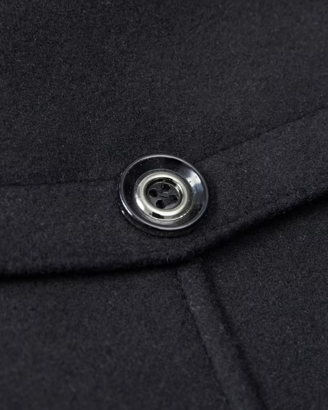 Cappotto da Uomo con Zip e Collo Alto